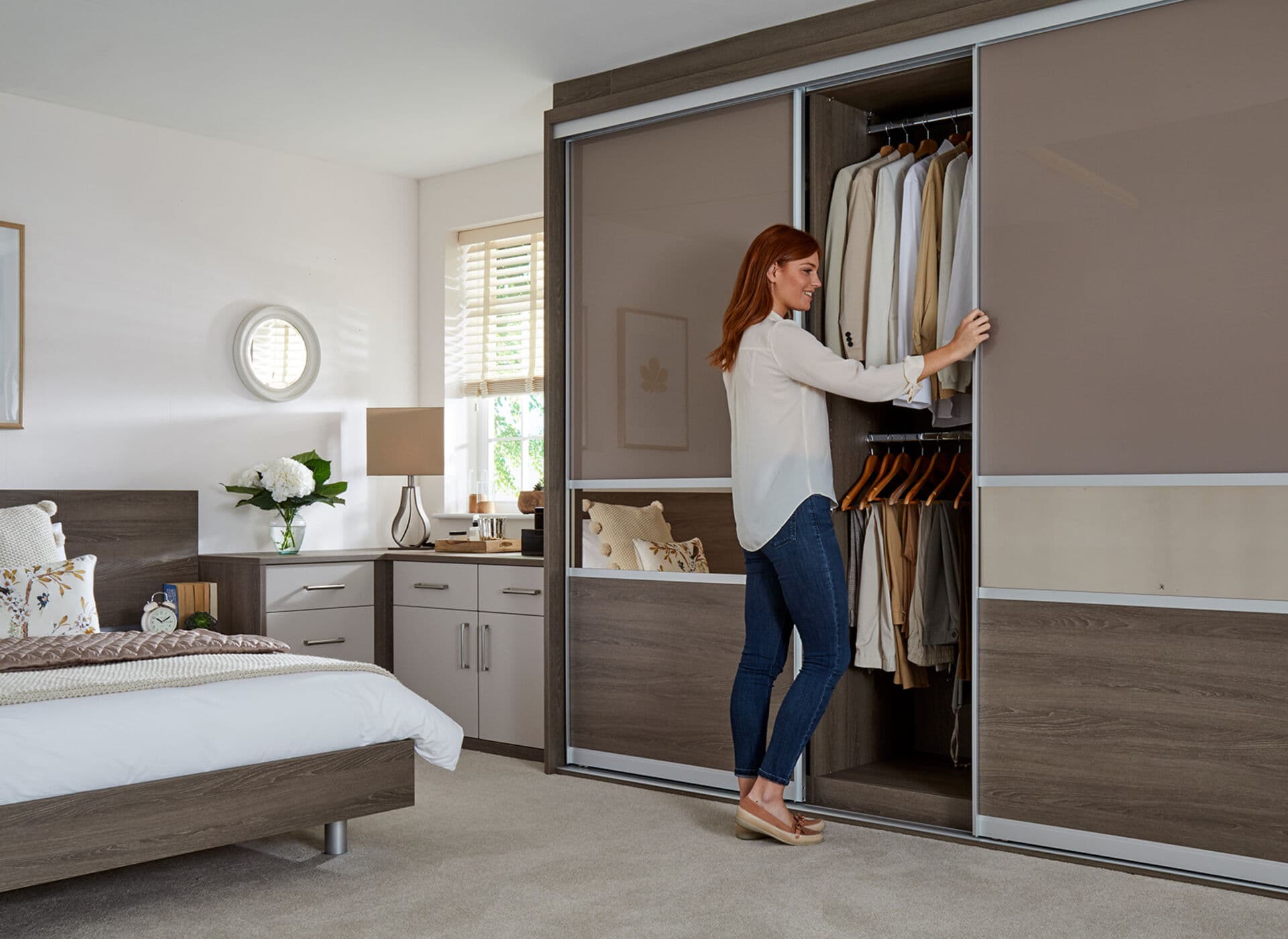 Sliding wardrobes for a Barnsley bedroom
